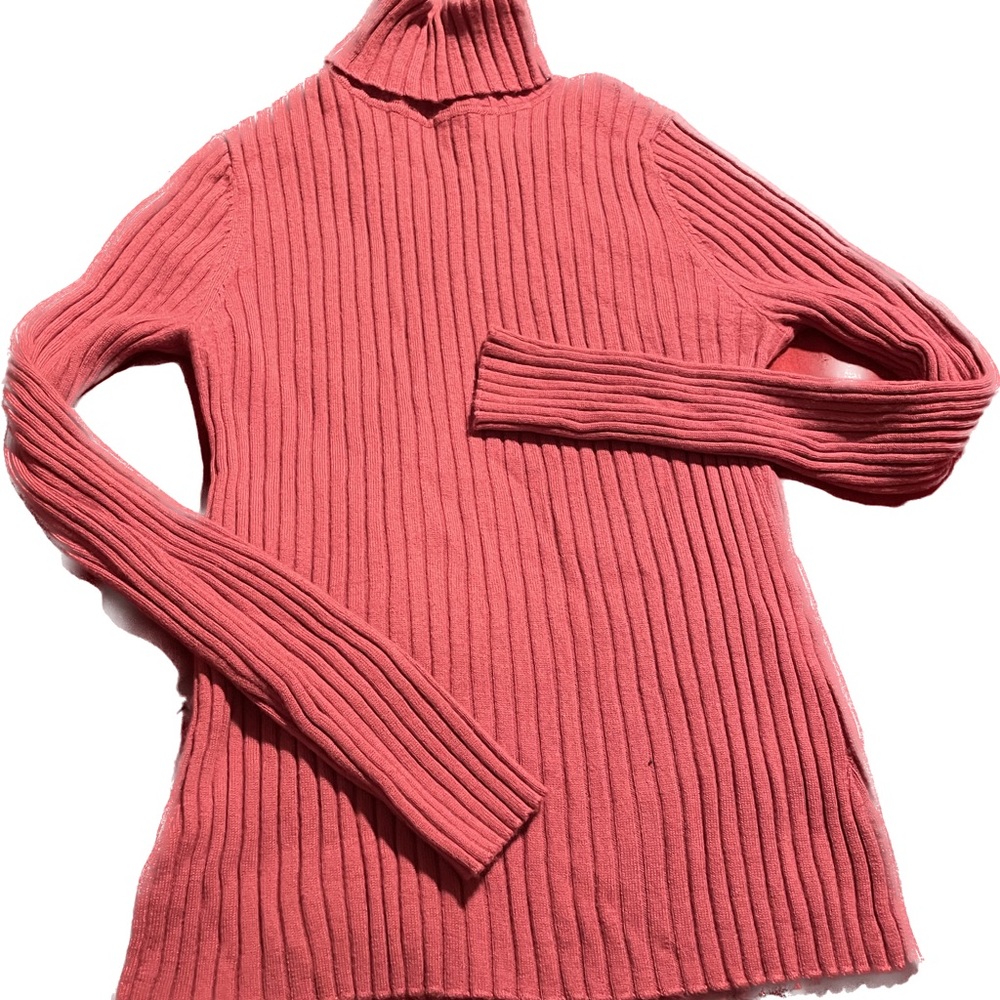 Pink Old Navy Ribbed Turtle Neck Medium